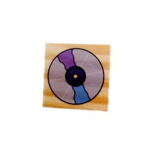 Colorful Wooden Home Design Stamp